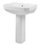 Gerber 23-569 Viper Standard 8"CC Ped Lav Combo: 13-569 Lav w/ 29-834 Ped White