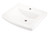 Gerber G0012512 Burr Ridge 24" Ped Top Single Hole White