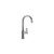 Franke FFB3100 Ambient Series Arc Spout Kitchen Faucet With Side Lever, Polished Chrome