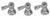 Gerber 85-353 Decorative Metal Lever Handle Kit