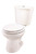 Gerber DF-21-100 Maxwell Dual Flush Round Front Two-Piece Toilet - 10-inch Rough-In
