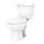Gerber GMX20914 Maxwell 1.6gpf EL 14" RI Combo: GMX21962 Bowl w/ GMX28994 Tank White