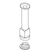 Kohler 34598-B - 4" Wall Seat Extension