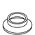 Kohler 40000-0 - White Escutcheon