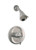 Meridian 2006120 - Pressure Balancing Shower Set (Solid Brass Construction) - Brushed Nickel