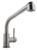 Meridian 2043010 - Single Lever Kitchen Faucet with Pullout Spray (Solid Brass Construction) - Brushed Nickel