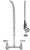 Pasco - 33016 - 8-inch WALL PRE-RINSE UNIT W/STOPS