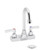Speakman SC-3092 - Commander centerset faucet with 3 3/4-inch deep gooseneck rigid or swivel and lever handles