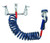 T&S Brass PG-8WREV Pet Grooming Faucet, Wall 8" Centers, Aluminum Spray Valve, Coiled Hose, Vacuum Breaker
