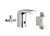 Chicago Faucets 116.960.AB.1 -  HyTronic Edge Lavatory Sink Faucet with Dual Beam Infrared Sensor. Edge Electronic Integral Spout. Vandal Proof Non-Aerating Laminar Flow Stream Solidifier. Stainless Steel Hoses Included.