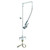 T&S Brass B-0111-C - Easyinstall Pre-Rinse: Overhead Swivel Arm, Single Hole Base, Inlet Flex Lines
