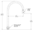 T&S Brass 133X-AER 133X Swivel Gooseneck W/ Aerator