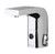 Chicago Faucets 116.870.AB.1 -  HyTronic Edge Lavatory Sink Faucet with Dual Beam Infrared Sensor. Edge Electronic Integral Spout. Vandal Proof Non-Aerating Laminar Flow Stream Solidifier. Stainless Steel Hoses Included.