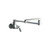 Chicago Faucets 332-DJ18E1CP Single Inlet Wall Mounted Faucet with 18 inch Double Jointed Adjustable Swing Spout
