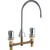 Chicago Faucets - 786-E3-665CP - Widespread Lavatory Faucet Metering