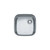 Franke GNX11016 Europro 16-7/8" X 16-7/8" Single Bowl Sink, Stainless Steel