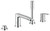 Grohe 23048002 - Eurostyle Cosmopolitan OHM bath 4-h