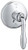 Grohe - 	19 221 000 Chrome Plated 3-Port Div Trim