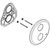 Grohe 47326000 - Atrio Thermostatic Shower Trim Escutcheon Plate