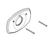 Grohe 47 613 000 - Thermostatic Shower Escutcheon Plate, Polished Chrome