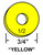 Kissler - KK-1307 - KolorKote Flat Washer 3/4-inch 1/2