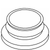 Kohler 36627-VF - Polished Brass Lav Spout Collar