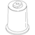 Kohler 41240-CP - Large Polished Chrome Insert