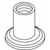 Kohler 58425-CP - Polished Chrome Escutcheon