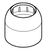 Pfister Faucets 941-067A - Chrome Plated Dome Cap