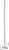 Chicago Faucets STB-31-13-AB - Ball Angle Stop, Loose Key with 20-inch Riser and Wall Flange, 1/2-inch Compression x 3/8-inchCompression