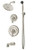 Symmons 5406-STN Degas Tub/Shower Unit