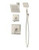 Symmons 4205-STN Oxford Shower/Hand Shower Unit