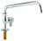 T&S Brass - 5F-1SLX14 - Faucet, Single Hole, 14-inch Spout
