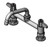T&S Brass 5F-8DLS06 equip 8" Deck Mount Faucet, Lever Handles, 6" Swing Nozzle & 1/2" NPT Supply Nipple Kit