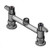 T&S Brass - 5F-8DLX00 - Faucet, 8-inch centers, Deck Mount, Less Spout