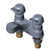 T&S Brass - B-0837-PA - Metering Faucet, Deck Mount, 4-inch Centers, Pivot Action Metering, Drip Proof Face