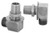 T&S Brass - Inlet Kit, Wall Mount, 1/2-inch NPT Male x Female Short EL