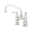 T&S Brass B-0228-CR - 4-inch C/C Deck Mount Faucet, Ceramas, 6-inch Swing Nozzle, Lever Handles, 1/2-inch Npt Female Inlets