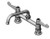 T&S Brass 5F-8DWS08 equip 8" Deck Mount Faucet, Wrist Handles, 8" Swing Nozzle & 1/2" NPT Supply Nipple Kit