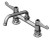 T&S Brass 5F-8DWX08 - Equip 8-inch C/C Deck Mount Faucet, Swivel, 8-inch Swing Nozzle, 4-inch Wrist-Action Handles