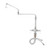 T&S Brass B-0268-04 - Double Pantry Fct, Single Hole Base, 4-inch Spreader, 24-inch Dbl Jt Swing Nzl, 4 5/8-inch Extension