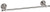 Danze D441421BN - Brandywood 24-inch Towel Bar - Tumbled Bronzeushed Nickel