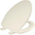 1600E4 346 - Bemis Ashland Elongated Enameled Wood Toilet Seat, Easy-Clean, Whisper-Close and Precision Seat Fit Adjustable Hinge, Biscuit