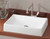 Cheviot 1246W - QUATTRO OVERCOUNTER LAVATORY-19X13-WHITE