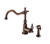 Danze D401506AC - Bordeaux Single Handle Kit Bordeaux Side Mount Handle with Spray - Antique Copper