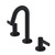 Gerber D303130BS Amalfi Trim Line 2H Widespread Lavatory Faucet w/ Metal Touch Down Drain 1.2gpm Satin Black