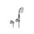 Graff G-8669-PN Finezza UNO Handshower with Wall Bracket, Polished Nickel