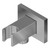 Graff G-8617-PN Wall bracket for handshower - square, Polished Nickel