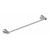 Graff G-9608-PN Finezza DUE Towel Bar 24", Polished Nickel