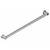 Graff G-9532-UB Round Grab bar - 24", Unfinished Brass